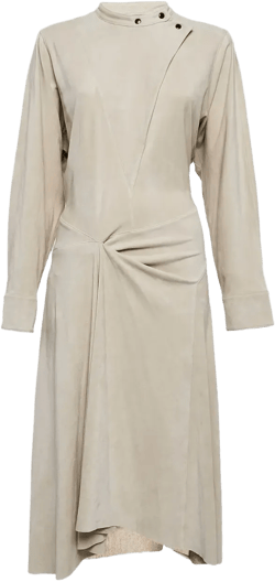 asymmetrical midi dress