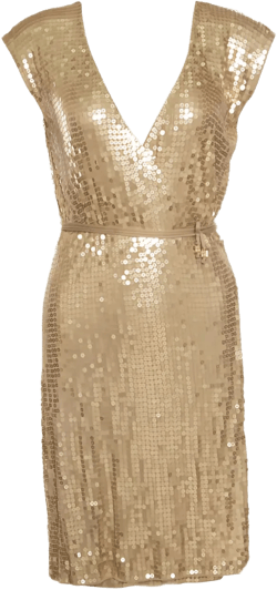 sequin-embellished dress