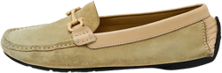 Gancini suede loafers