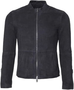Men's Spectre James Bond 007 Daniel Craig Suede Leather Jacket XX-Large Black