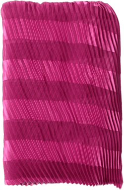 Emporio Armani Women's Pink Scarf In Pleated Fabric
