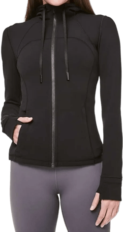 lululemon Hooded Define Jacket (US, Numeric, 14, Regular, Regular, BLK)