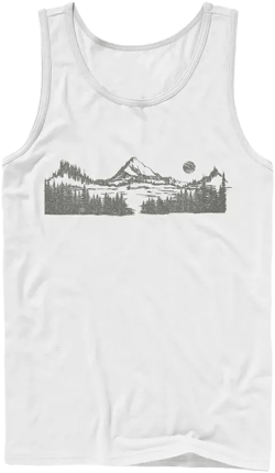 Men's Mount Scene Panel Tank Top