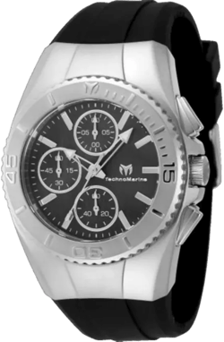 Techomarine Women's TM-124033 Cruise Original Quartz Chronograph Black Dial Watch