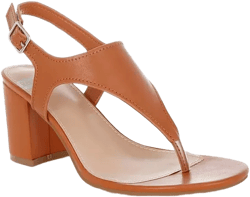 Ann Real Leather Thong Toe Sandals