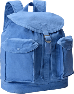 Men's Flap-Top Canvas Backpack