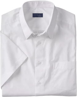 KingSize Big & Tall Wrinkle-Free Short-Sleeve Dress Shirt