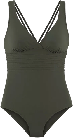 Women's Strappy Tummy Control One Piece Swimsuit