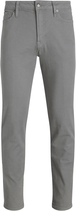 EXPRESS Men’s Slim Hyper Stretch Jeans – Soft Flex Denim, Mid Rise, 5-Pocket – Crystal Grey Crystal Grey 30W x 30L