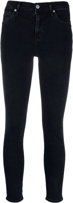 mid-rise cropped skinny jeans