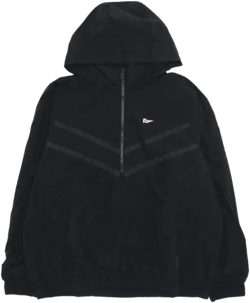 Heritage Essentials Half-zip Overhead Woven Windbreaker Jacket 'black'