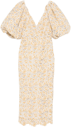 crochet midi dress