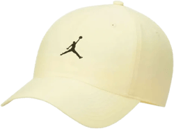 Jumpman 6 Panel Heritage86 Washed Cap 'lemon Chiffon' In Yellow