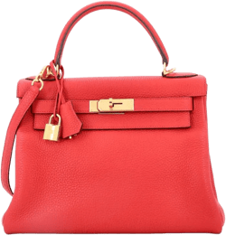Kelly 28 leather handbag
