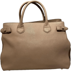 Leather tote