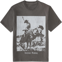 Wyoming Cowboy Graphic Tee