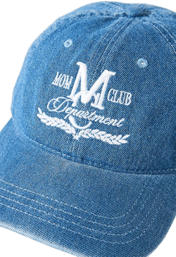 Slyfox Threads Mom Club Denim Baseball Cap