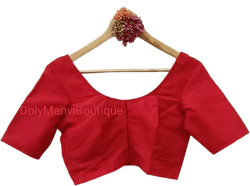 Handmade Designer Women Saree Blouse, red Sari Blouse, Sari Blouse, Women Blouse, Saree Blouse, Crop Top, Readymade Sari Blouse