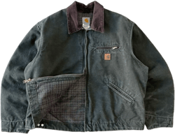 j97 Carhart Detroit Moss Green jacket - Retro streetwear jackets
