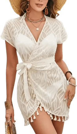 Sheer Bikini Dress | Beach Clothes for Women | Cover Up Dress Style | Stylish Boho Outfit | See Through Dress