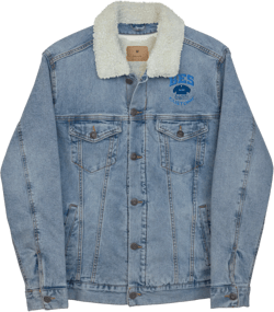 Premium Custom Unisex denim sherpa jacket