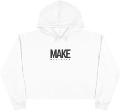 MAKE Wellness Crop Hoodie for Women