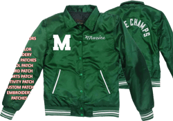 Custom Satin Jacket, Satin Bomber Jacket, Custom Letterman Jacket, School Jacket, Outdoor, Personalize your Jacket, Women Girl Jacket