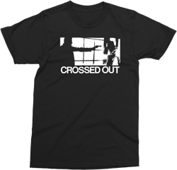 CROSSED OUT - Gunshot - T-SHIRT - Punk, Crust, Grindcore, Thrash, Metal, Animal Rights, Apparel, Merch, Bands