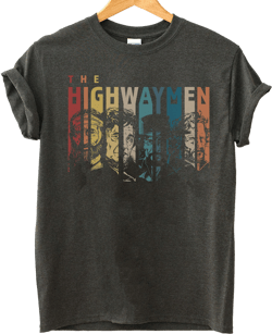 The Highwaymen Band Vintage T-Shirt, The Highwaymen Band Graphic Tee, The Highwaymen Shirt, Rock Shirt, Retro music