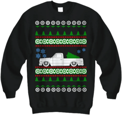 Chevy C10 Fleetside Ugly Christmas Sweater, gift for c10 owner, truck pick up Holiday Sweatshirt, Chevrolet Holiday shirt, gift for men