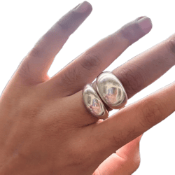 Dome Ring, Sterling Silver Dome Ring, Chunky Silver Ring, Statement Dome Ring, Chunky Dome Ring, Minimalist Jewelry, Dainty Ring