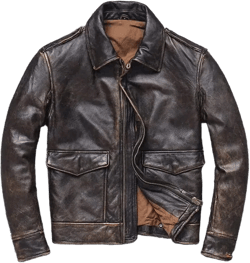 A2 Leather Jacket Mens, Vintage Distressed Brown Leather Jacket, Real Sheepskin Motorcycle Leather Jacket, Brown Bomber Leather Jacket