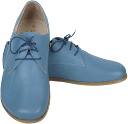 WOMEN Oxford Barefoot Classic Yemeni Shoes Turquoise Leather Handmade, Natural, Colorful, Slip-On