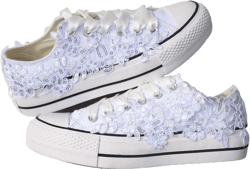 Bridal Glitter Wedding Shoes, Low Top Converse For Bride, Luxury Wedding Shoes For Reception, Hand Bride Shoe, Unique Shoes for Bride