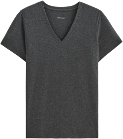 The Slim V-Neck Tee in Essential Cotton
