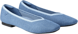 VIVAIA Square-Toe V-Cut Flats