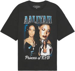 Aaliyah Princess Of R&B Oversized Tee Philcos