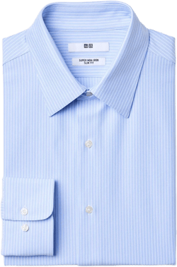 Super Non-Iron Jersey Slim Shirt | Striped | Regular Collar