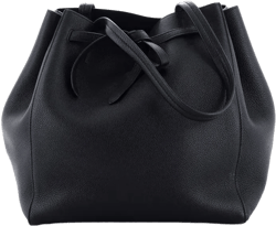 Leather tote