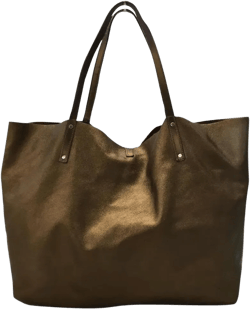 Leather tote