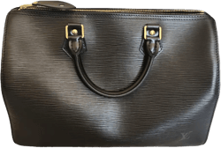 Speedy leather handbag