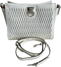Iris leather crossbody bag