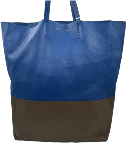 Cabas Vertical leather tote