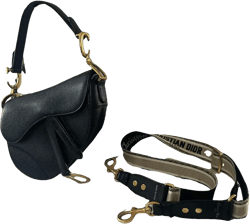 Saddle leather handbag