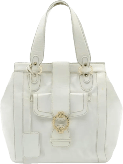 Chandra leather tote