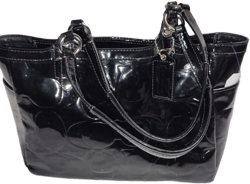 Crossgrain Taxi Tote patent leather handbag