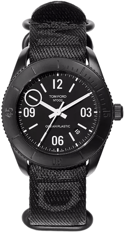 Tom Ford 002 Ocean Plastics Sport Watch, 43mm