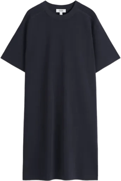 KNITTED T-SHIRT DRESS