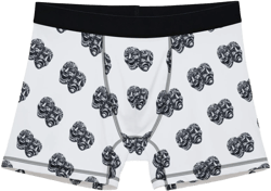 Actor boxers black and white, comedy tragedy masks underwear for him, theatre lover, community theatre present, gift basket, stage apparel