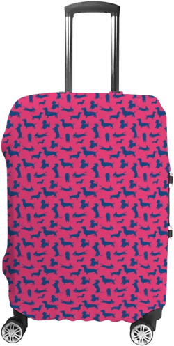 Dachshund Luggage Cover For Women And Girls, Cute Suitcase Protector With  Dog Print, Luggage Covers for Kids, Holiday Accessories